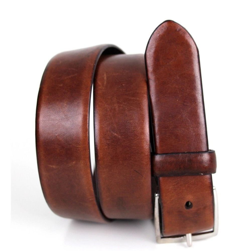 Gap BROWN GENUINE LEATHER 1 1/8"Wd CASUAL DRESS MEN'S BELT Sz 34 (F40 - Picture 1 of 13